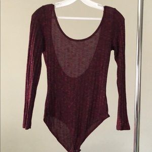 ✨Final🖤Sale✨ Burgundy Body Suit